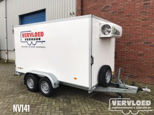 Koelaanhangwagen tandemasser 350x184x180cm